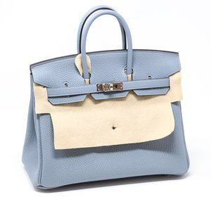 bleu lin birkin 25